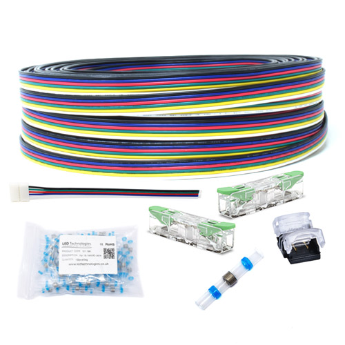 LED Strip Connector Cables & Accessories