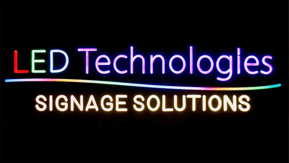 Step three, finished custom LED neon sign ready for delivery