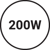 200w