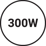 300w