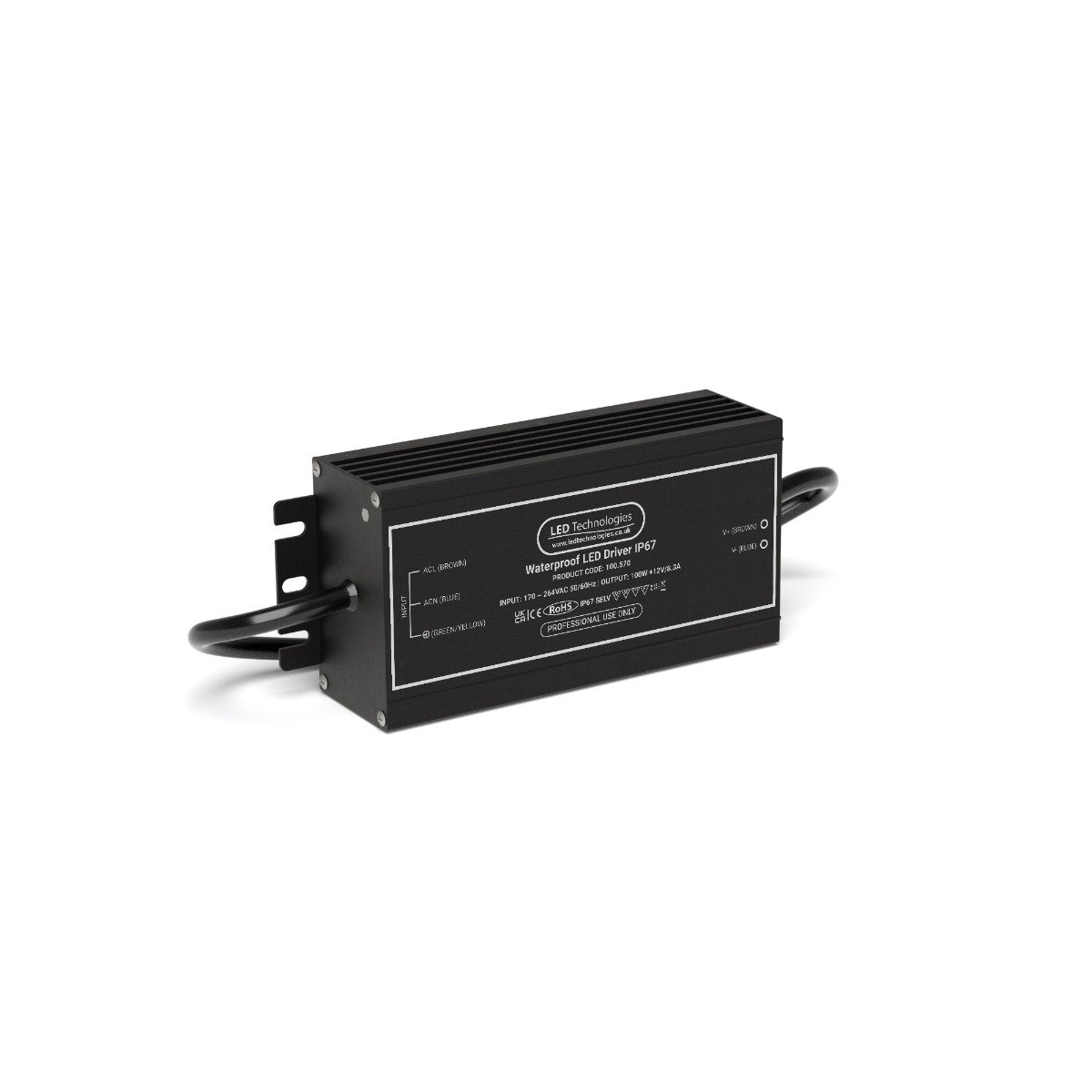 LEDTech 100W 12V LED Driver
