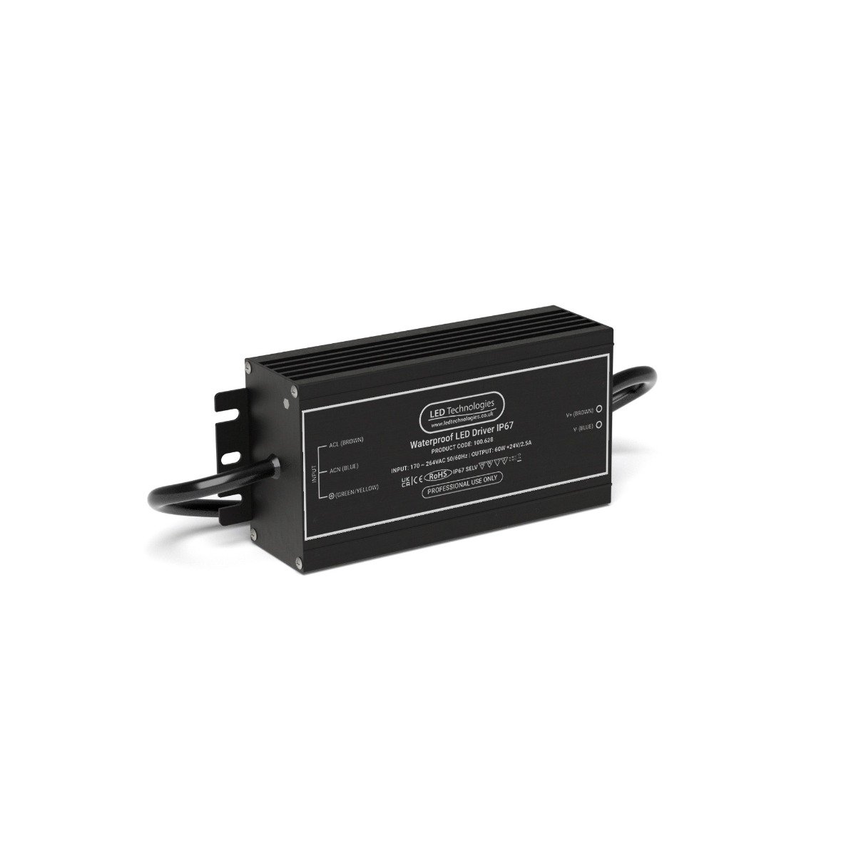 LEDTech | 60W 24V Constant Voltage LED Driver