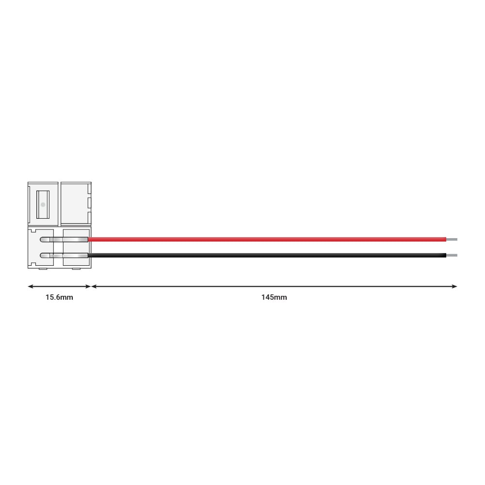 8mm Solderless Twin Connector