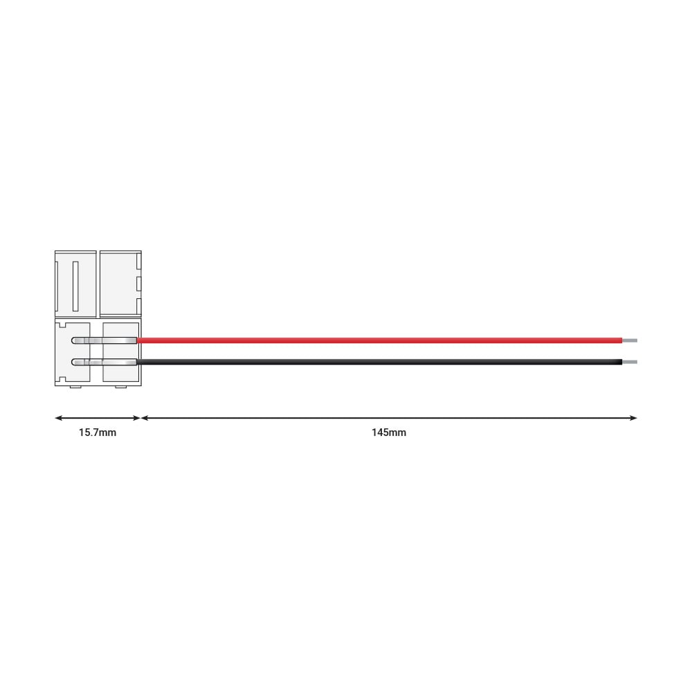 10mm Solderless Twin Connector