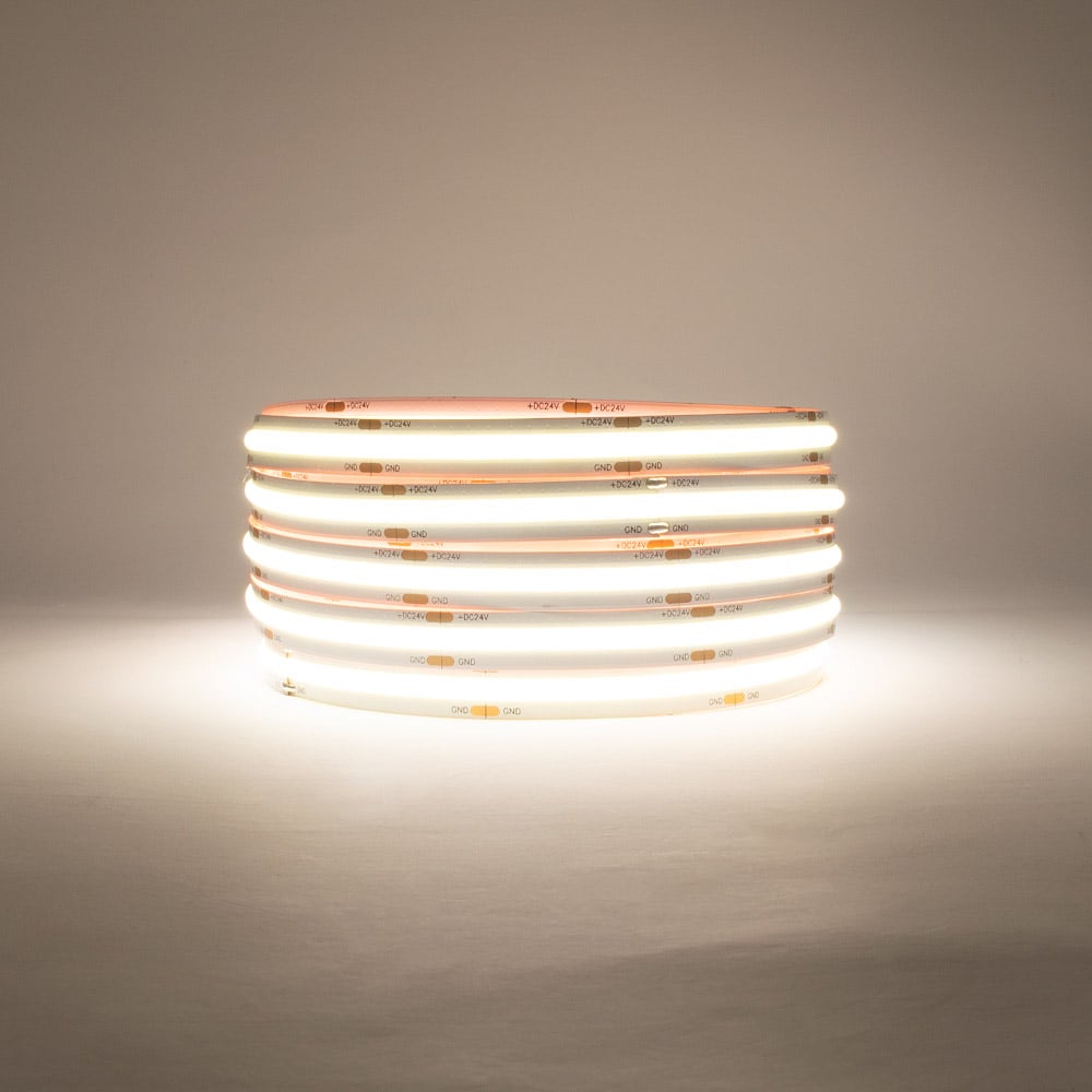 COB LED Strip Light Cool White (4800-5200K) Lit