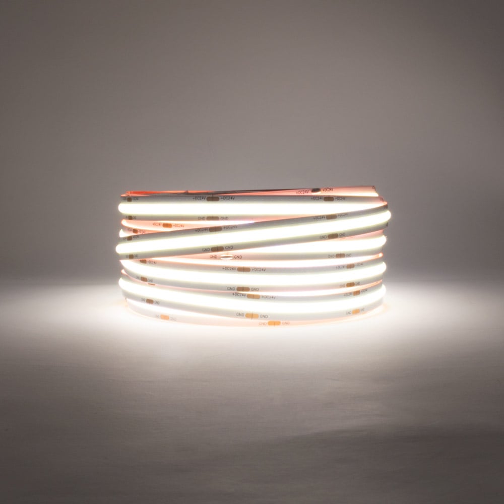COB LED Strip Light Cool White (5700-6300K) Lit