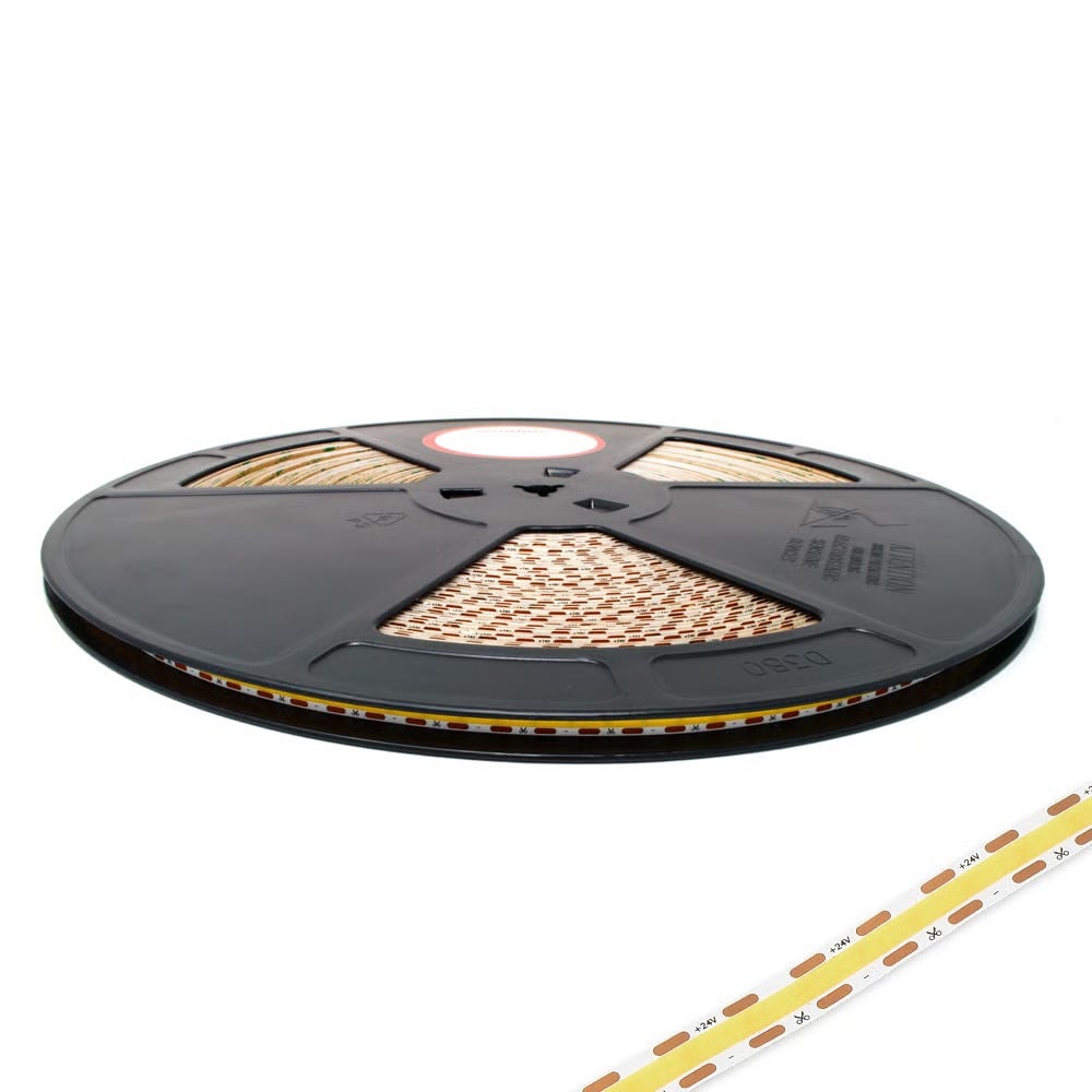 NeoLED Pale Yellow COB LED Strip 24V 50Mtr Roll (Free Cutting) 