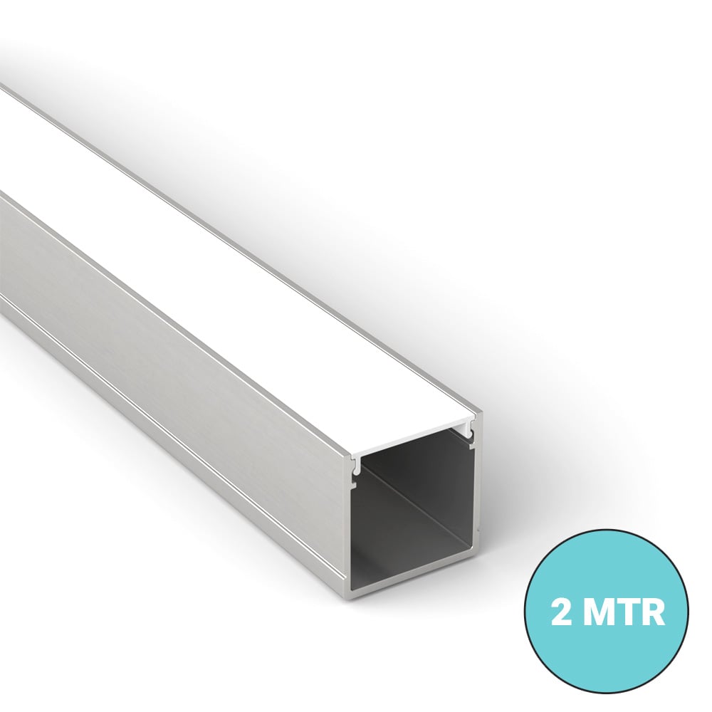 Square Box (25mm x 25mm) LED Profile 2 MTR Thumbnail