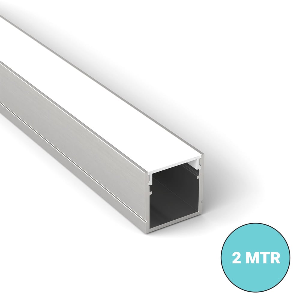 Square Box (20mm x 20mm) LED Profile 2 MTR Thumbnail