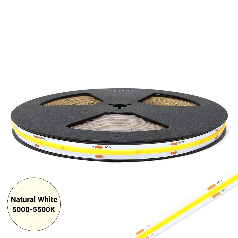 NeoLED Commercial 5000K 24V Constant Current COB LED Strip 10W/PM CRI90 15Mtr Roll