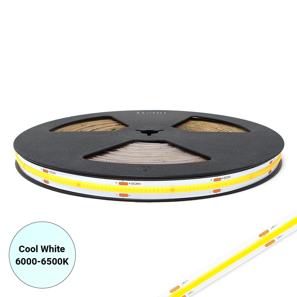 NeoLED Commercial 6000K 24V Constant Current COB LED Strip 10W/PM CRI90 15Mtr Roll