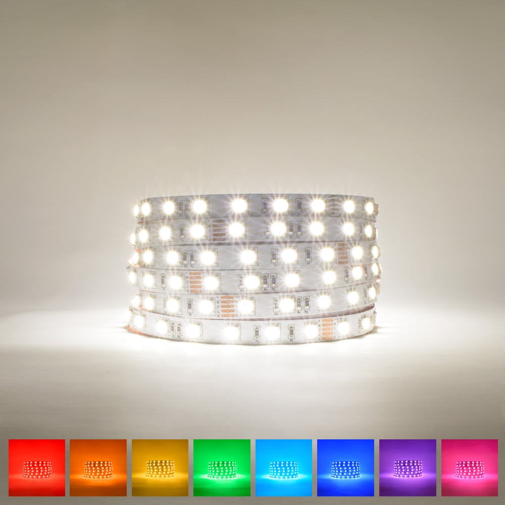 ProFlex 10mtr RGB Natural White Nano Coating LED Strip 24V 172W IP20- Thumbnail