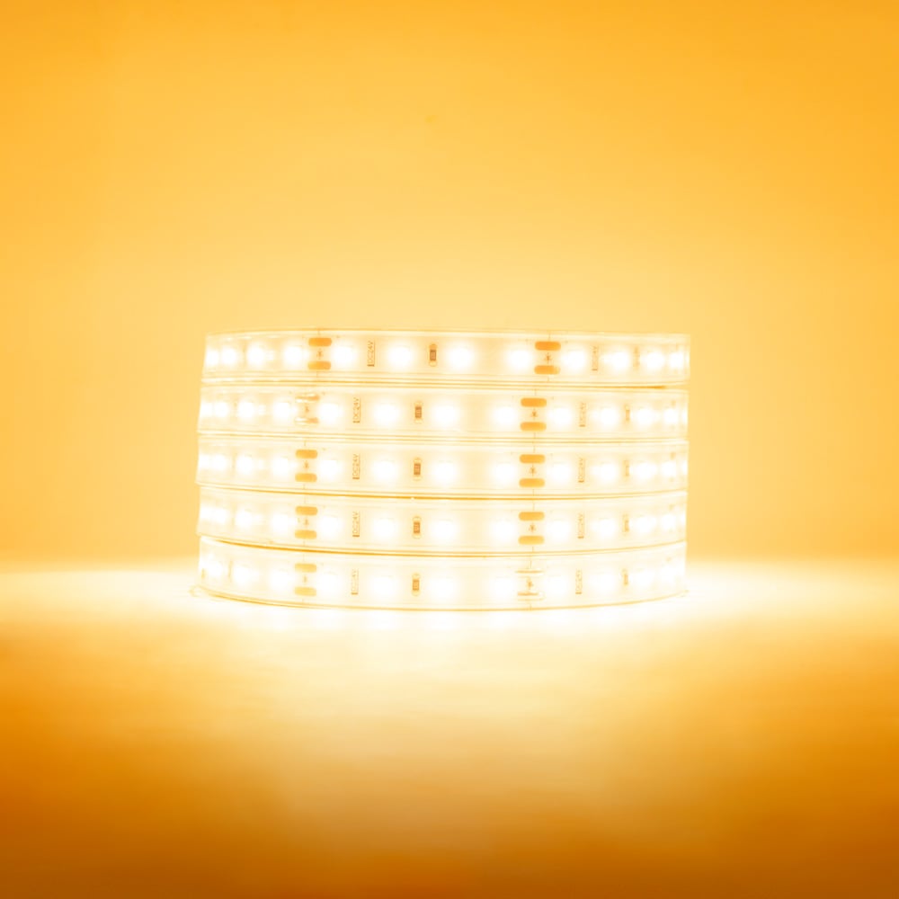 ProFlex Sauna LED Strip Warm White 2700k 24V IP65 Coiled Lit