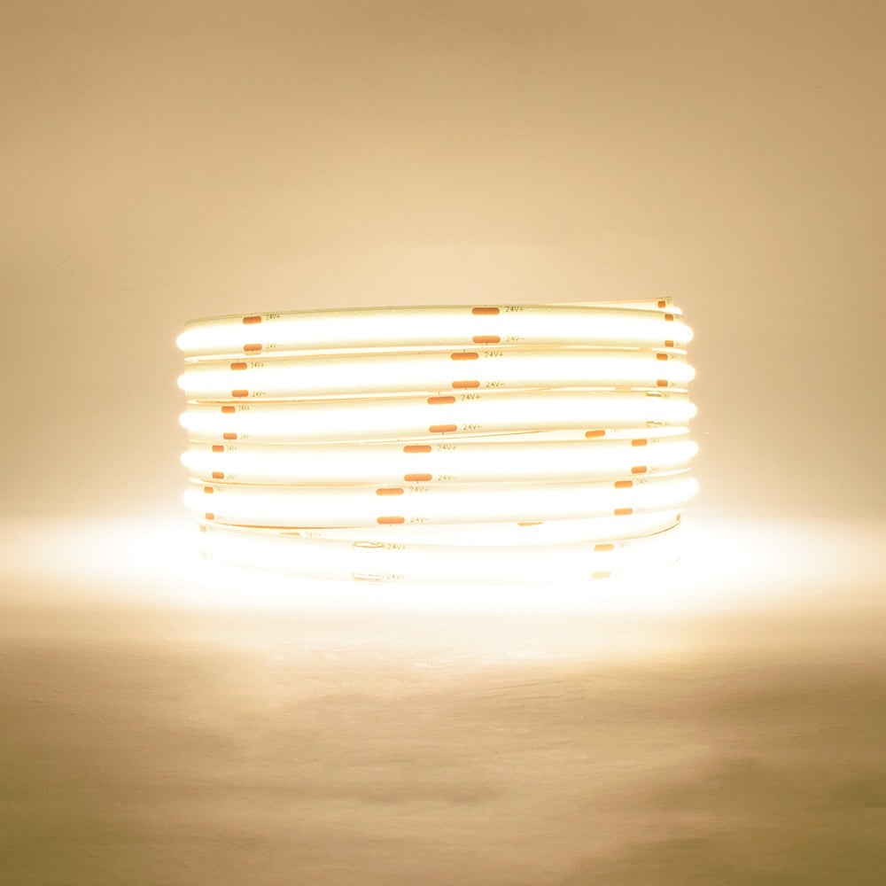 Lifestyle Natural White (4000K) 8mm Single COB LED Strip Light 24V 50W IP20