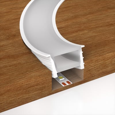 Roll Diffuser 16x16mm Neon Flex Diffuser for LED Strips | 50m Roll