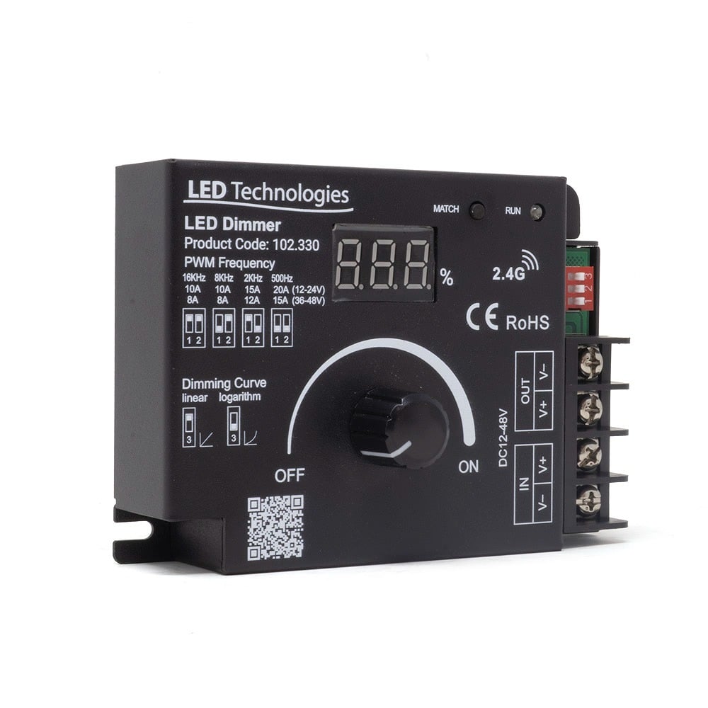 LEDTech In Line LED Dimmer 1 Channel 20A Single Colour