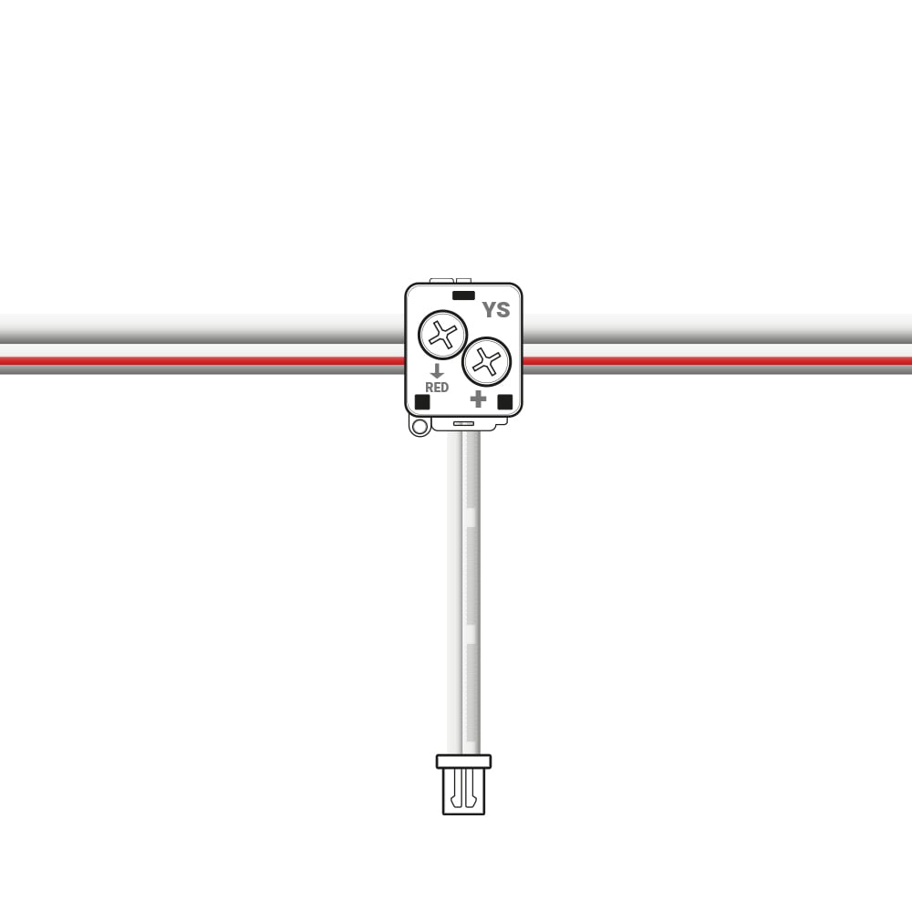 Honeycomb Flexi LED Light Sheet 'T' Power Connector 1.5m for 11W Version