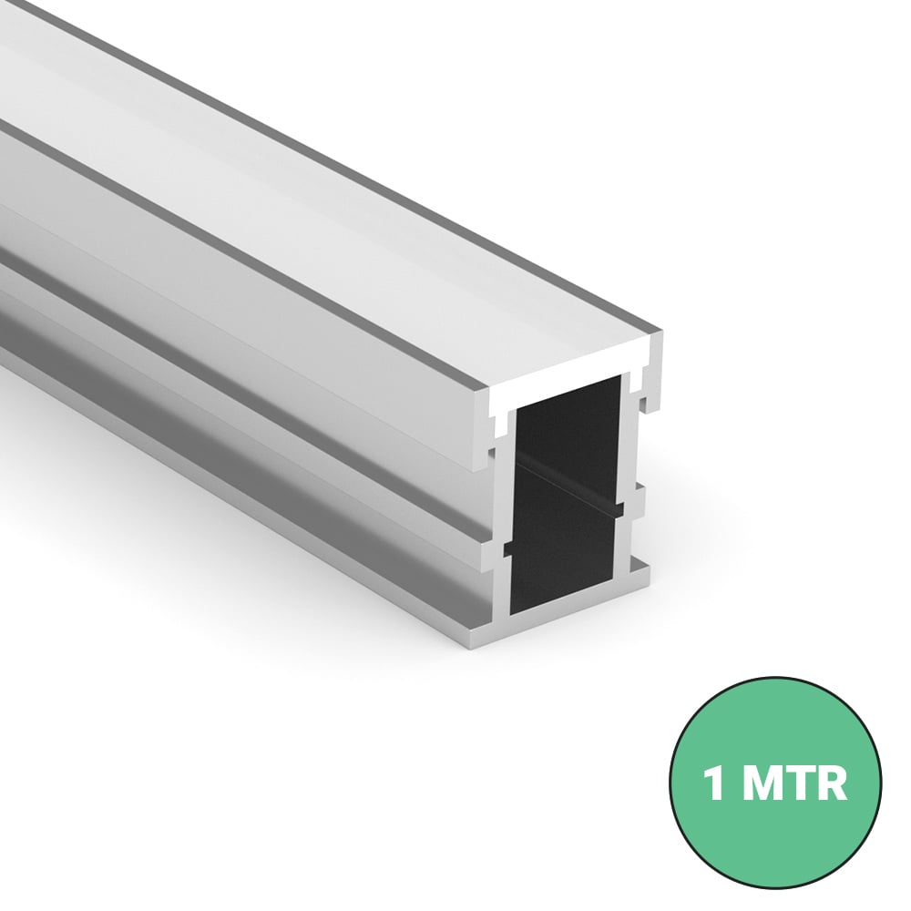 1 Meter Walk Over LED Strip Profile Close Up