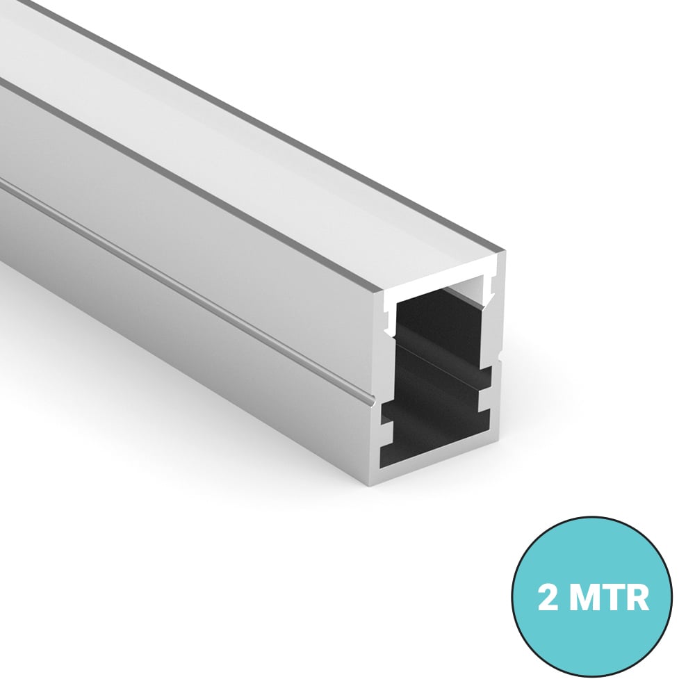 2 Meter Deep Narrow LED Strip Profile close up