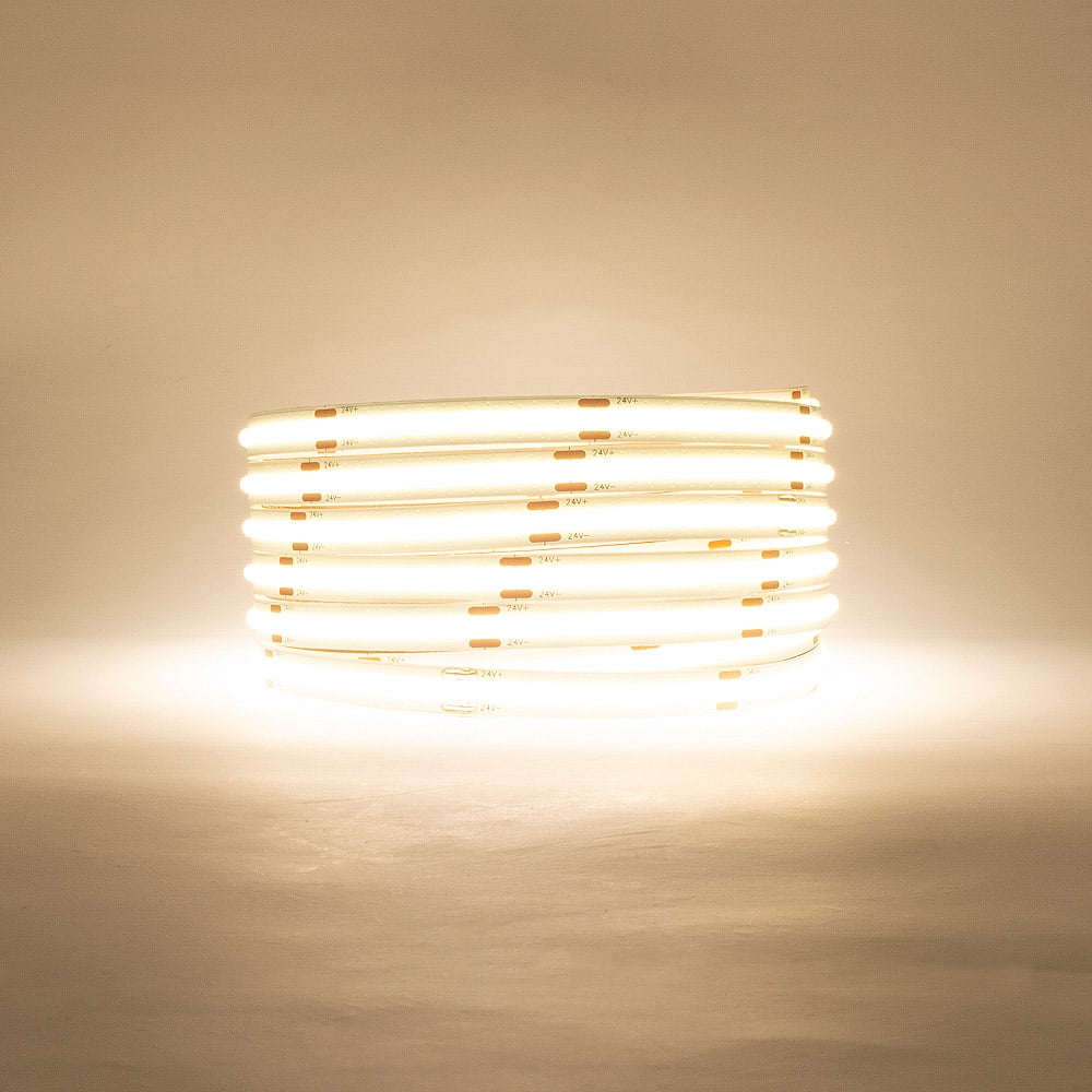 NeoLED Natural White (3750 - 4250K) 8mm Single COB LED Strip Light 24V 75W IP20