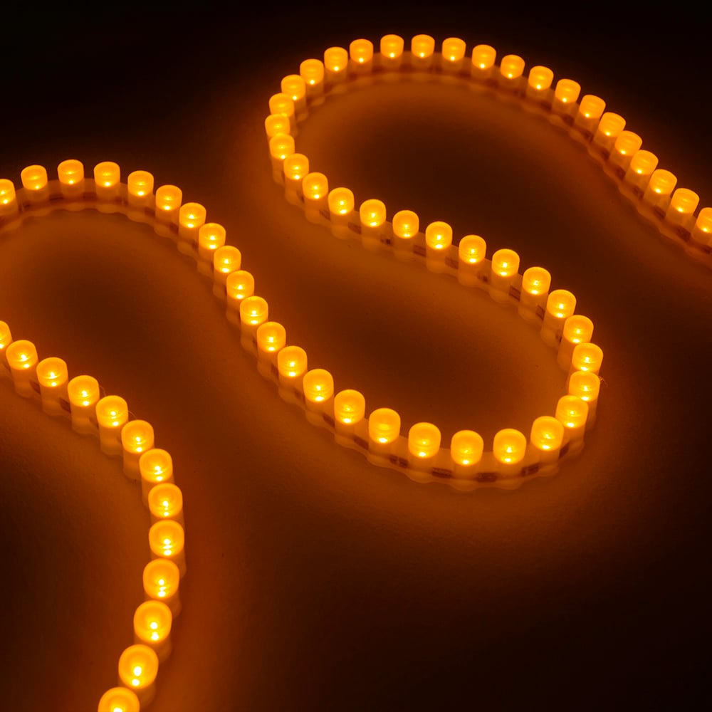 Flexi LED Strip Orange 12V 7.6W IP67