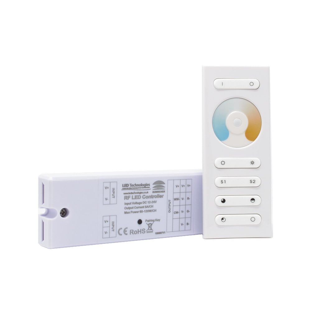 Sunricher RF Dual Colour (CCT) LED Remote & Receiver
