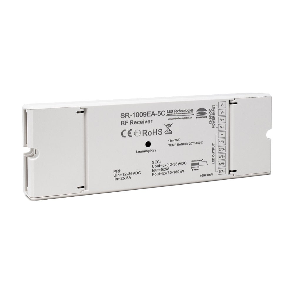 Sunricher RF 5 Channel RGB+CCT Receiver / Controller