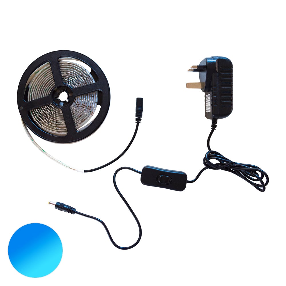 Lifestyle Blue LED Strip Kit 3mtr 12V 7W IP65