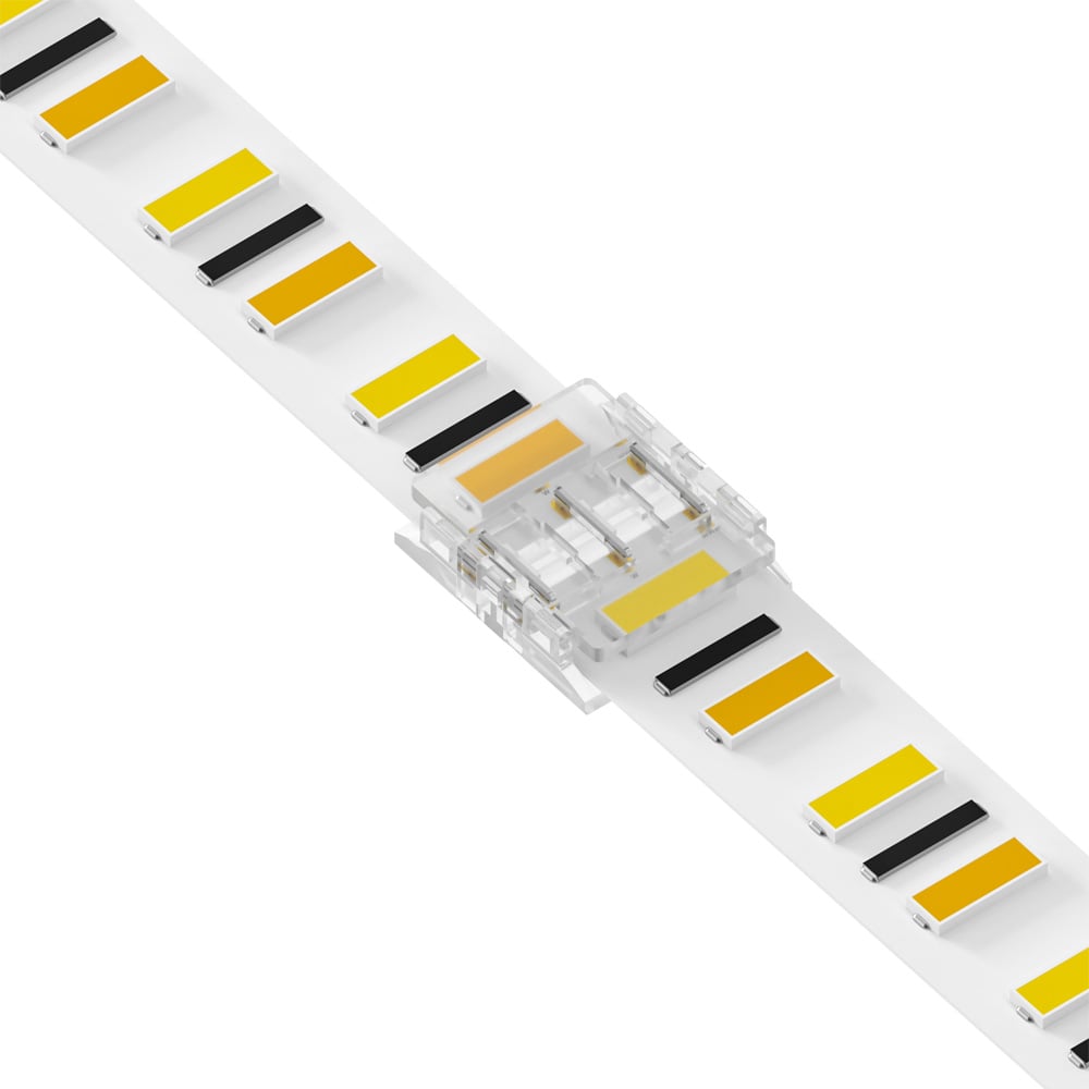 3 Pin Strip to Strip Clip Joint for IP20 CCT 12mm SMD Strip Pack of 5 SMD