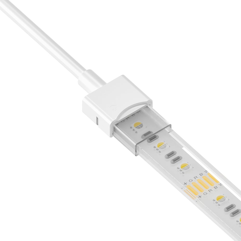 5 Pin Strip to Power Clip Connector for IP67 RGBW Strip 12mm (Inner) 14mm (Outer) Pack of 5 SMD