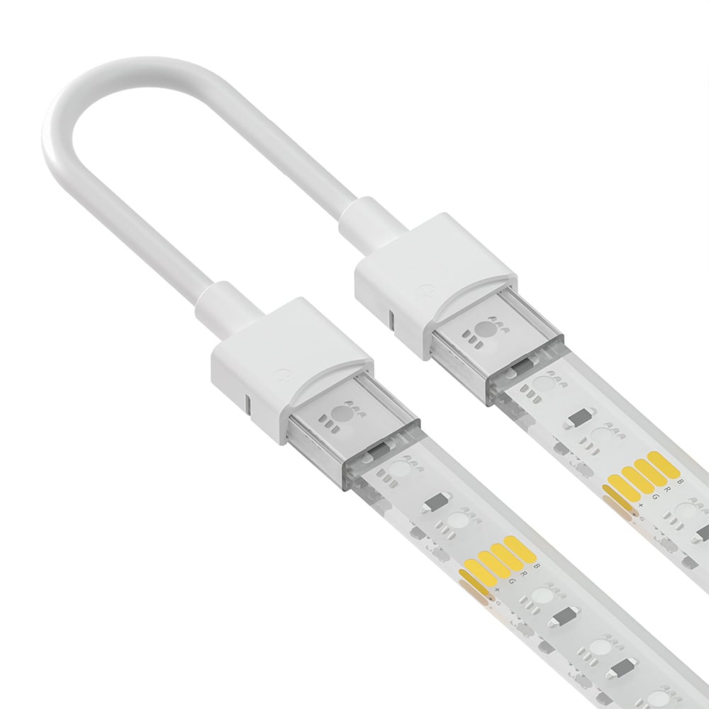4 Pin Strip to Strip Bridge Clip Connector for IP67 RGB Strip 10mm (Inner) 12mm (Outer) Pack of 5 SMD