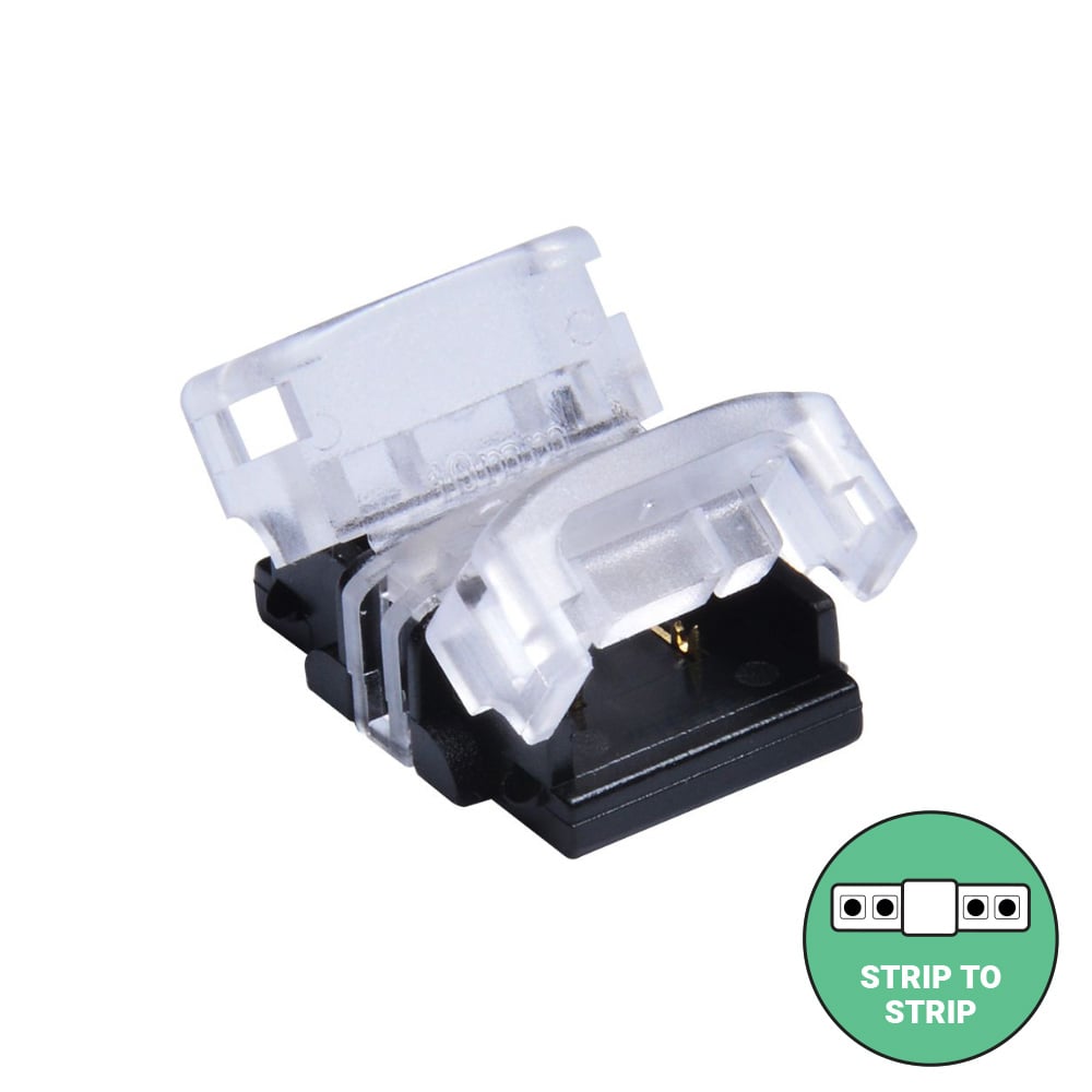 Hippo Strip to Strip IP20 2pins 10mm Single colour (Pack of 10)