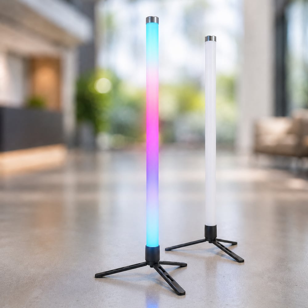 360º LED Light Tube 1m SPI RGBW (6000K) LED Pixel Tube (White) | NEOLINEAR™