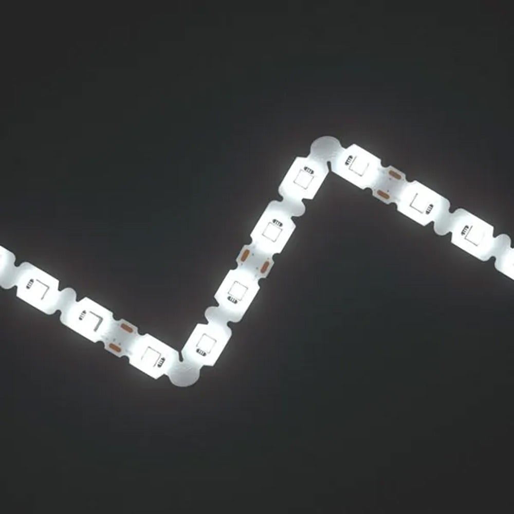 SideWinder Cool White LED Strip 6000-6500K - Letter Bendable Flex (HB) High Brightness 12V 50W IP20