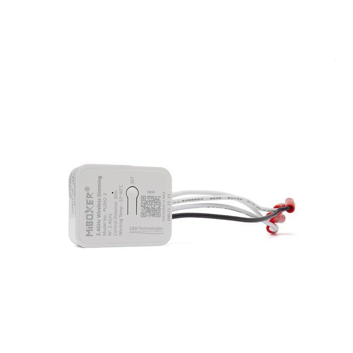 PUSH2-3 MiBoxer Single Colour 3-Zone Wireless Push Dimmer Controller (Battery) main product photo