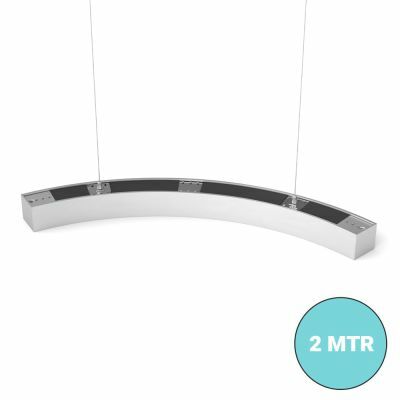 Suspension-Mounted Bendable Square LED Profile (35mm x 35mm) 2 MTR Thumbnail Picture