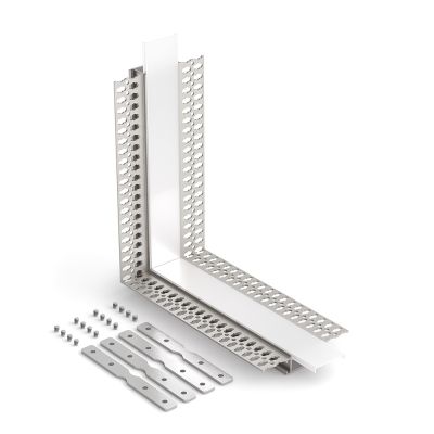 Large Plaster In 90&deg; Inner Corner Profile Connector