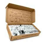 LED Profile Sample Box 1- Angled Box Open