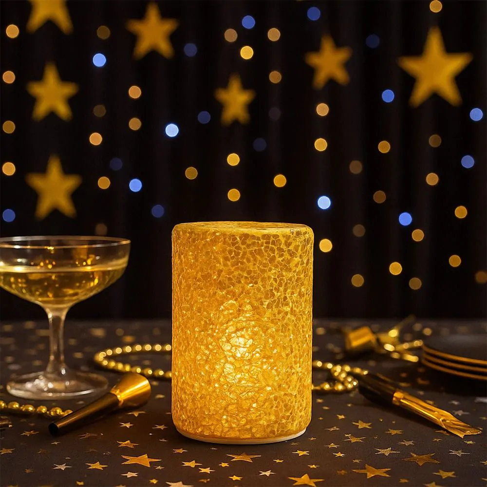 Detail view of cordless LED table lamp