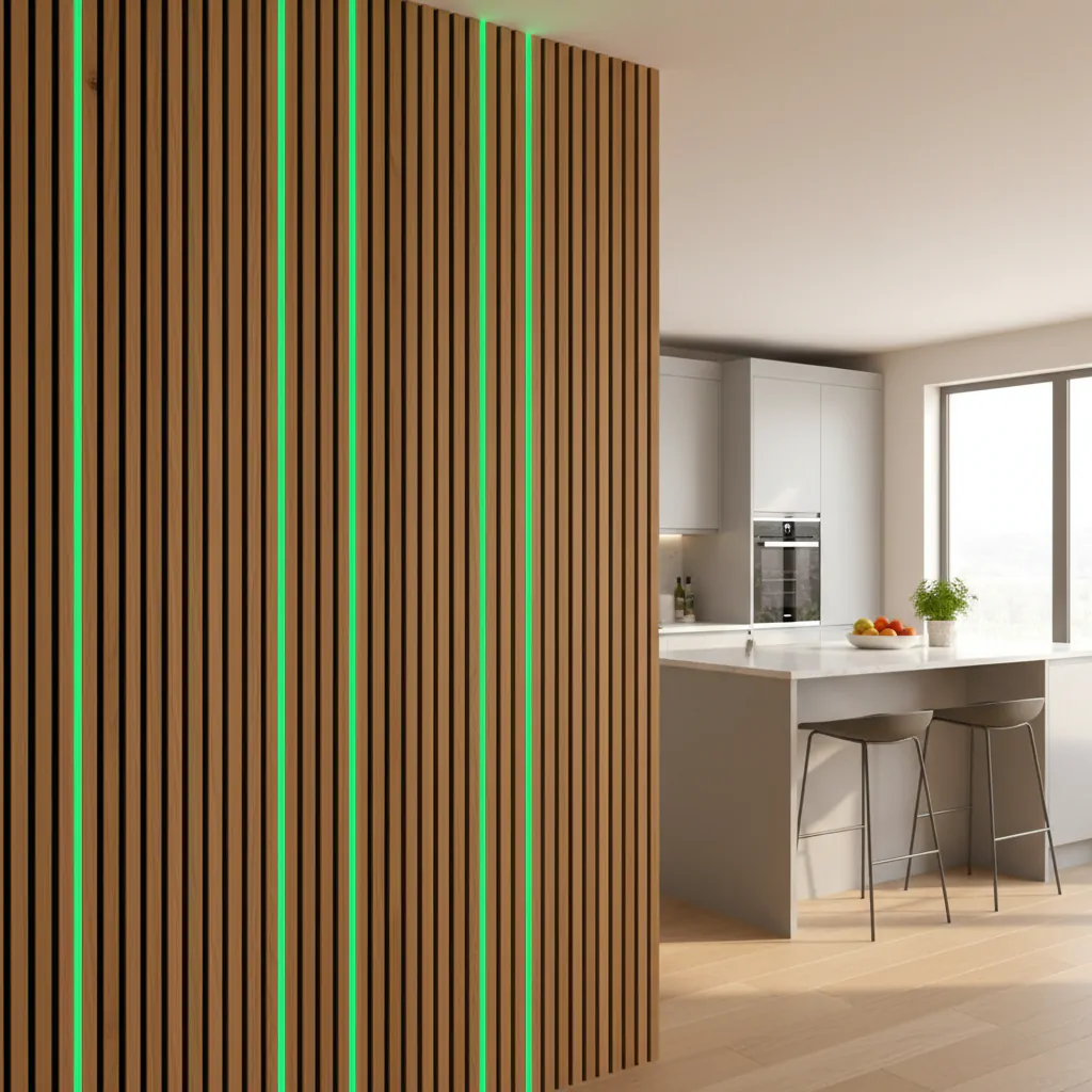 DarkMatters colour neon feature wall