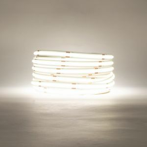 Natural White 4750k - 5250K Single COB LED Strip Light Lit
