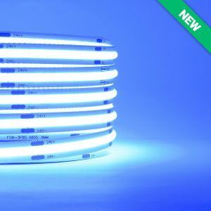 NeoLED Blue 455-465nm 24V 8mm Single COB LED Strip Light (LC Version) Thumbnail
