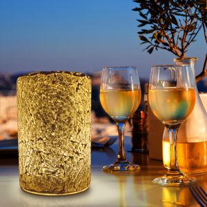 Arabic Splendour Gold Cordless LED Table Lamp