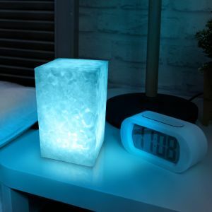 Stone Effect Marble Cordless LED Table Lamp