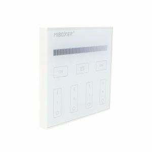 MiBoxer 4-Zone Dimming Panel Remote (Mains Powered) Front View