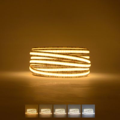 Lifestyle Dynamic 2700k-6500k 24V 10mm Single COB LED Strip Light Thumbnail