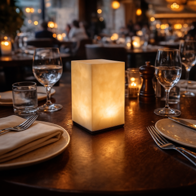 Classic Marble Cordless LED Table Lamp