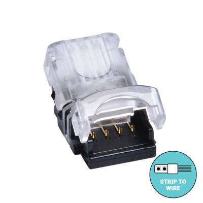 Hippo Strip to Wire IP54 4pins 10mm RGB (Pack of 10)