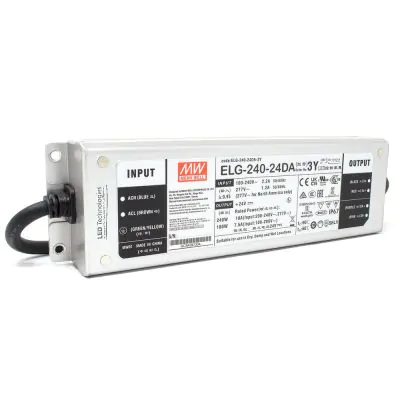 MEAN WELL ELG-240-24DA-3Y 24V 240W Power Supply with Dimming