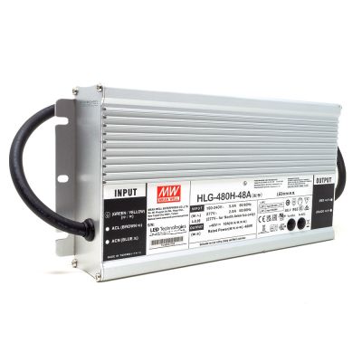 MEAN WELL | HLG-480H-48A Power Supply (48V, 480W Constant Voltage)